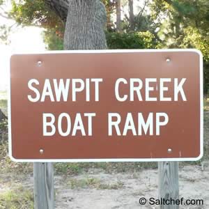 sawpit boat ramp big talbot island