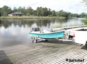 launch your fishing boat at stokes boat ramp jacksonville