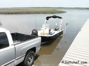 motorized boat ramp near pumpkin hill state park