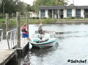 docks for loading unlaoding at wayne stevens boat ramp jacksonville