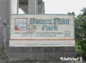 entrance to dames point park jacksonville florida