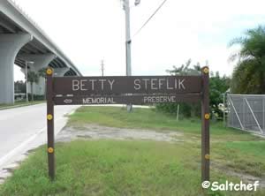 entrance to betty steflik preserve