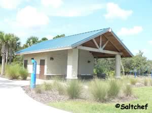 restrooms are close to the pier at waterfront park