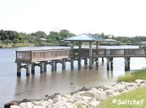 pier at waterfront park palm coast florida