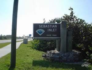 sebastian inlet state park sign