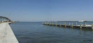 saltwater boat ramp with easy access to Gulf of mexico fishing