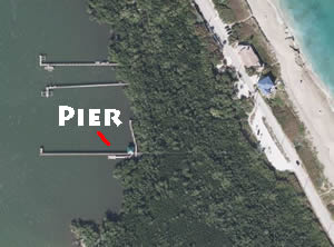 Intracoastal fishing pier Clifton Perry