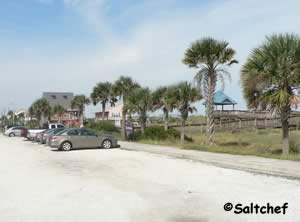 parking lot near the road at north beach park