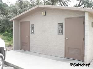 restrooms at dee dee bartels boat ramp