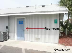 restrooms at public boat launch downtown fernandina beach