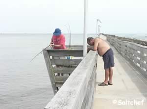 drop a line in the saltwater at fort clinch