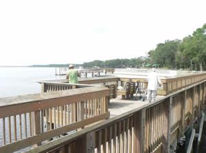 fishing pier at goffinsville