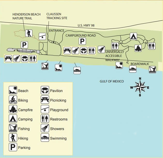 map of henderson state park