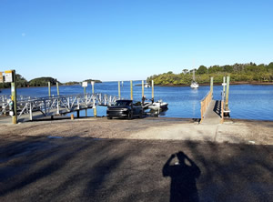 saltwater boat ramp in holiday florida pasco county