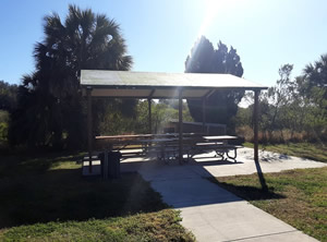 typical pavilion at eagle point park new port richey