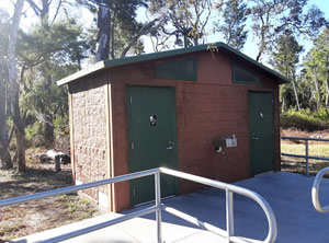 Restrooms at Key Vista Nature Park restrooms at key vista nature park
