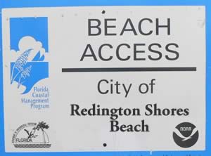 redington shores beach accesses