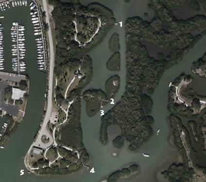 clam bayou nature park aerial