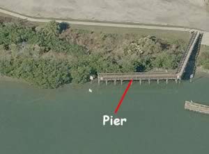 park boulevard pier from air