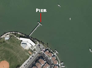 roc fishing pier aerial