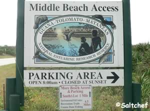 guana tolomato middle beach access