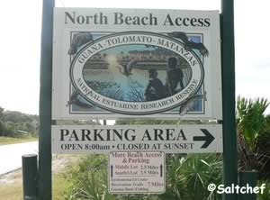 guana tolomato north beach access