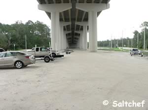 parking at the palm valley ramp ponte vedra florida