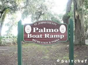 palmo road boat ramp sign