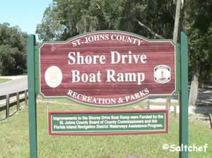 shore drive boat ramp st augustine florida