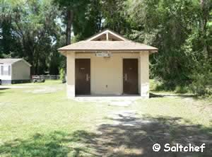 restrooms at trout creek park boat ramp