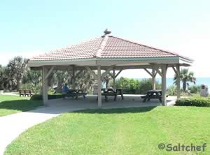 gazebo pavilion at birthplace of speed park