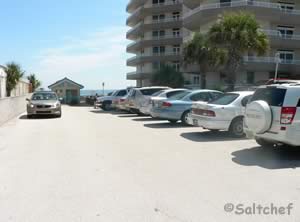 parking lot at dahlia ave park daytona beach shores