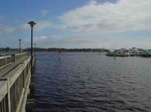 water view at halifax harbor marina boat ramp