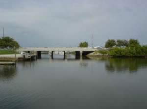 low bridge near north causeway west boat ramp