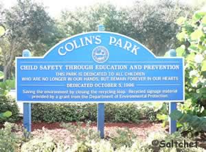colins park daytona beach sign