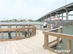 fishing dock riverside park