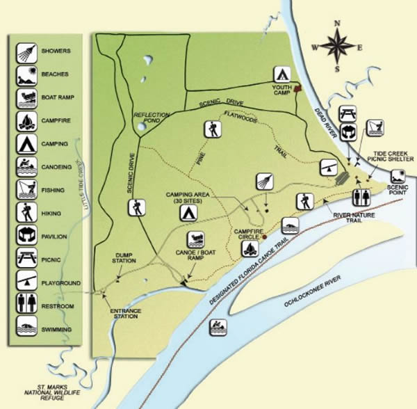 ochlockonee state park map