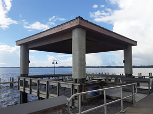 thomas pilcher park fishing pier small picnic pavilion