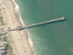 outer banks ocean fishing pier in nags head