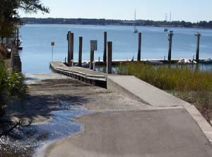 freedom mall boat ramp beaufort, sc