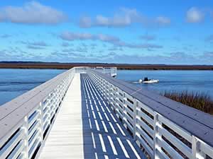 steamboat pier on edisto island