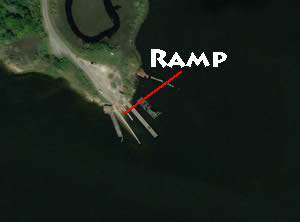 hammock landing boat ramp in saxis, virginia