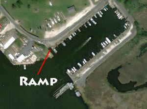 saxis landing boat ramp in virginia
