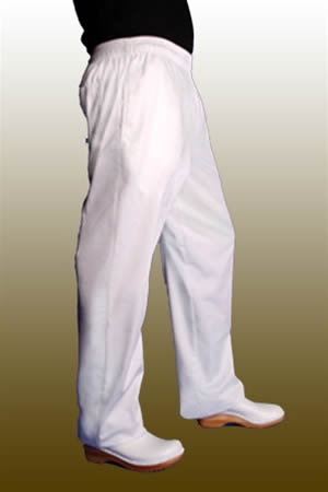 pair 3XL White mens foodtrade/Chefs Trousers 